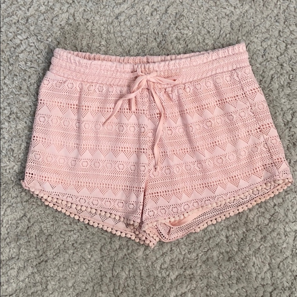 Shinestar crochet lace shorts boho style